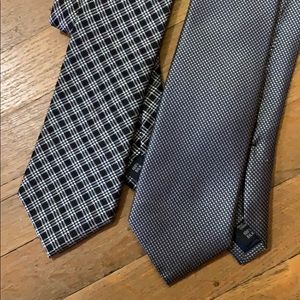Men's Michael Kors 3 inch width neck ties (2 ct)